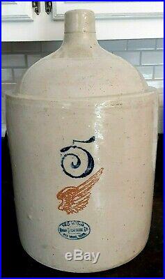 Red Wing Pottery 5 Gallon Large Antique Stoneware Jug -near mint