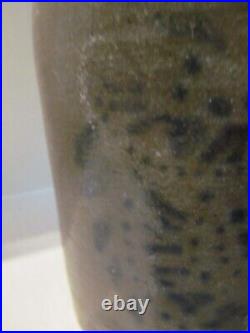 Richey & Hamilton Platine. W. VA Cobalt decorated wax sealer canning crock