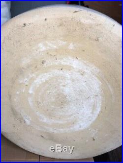 Robinson Ransbottom 8 Gallon Antique Blue Crown Stoneware Crock Pottery