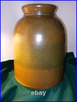 SALE! Antique Southern Storage Crock/Churn Canning Jar Outstanding Glaze EXC