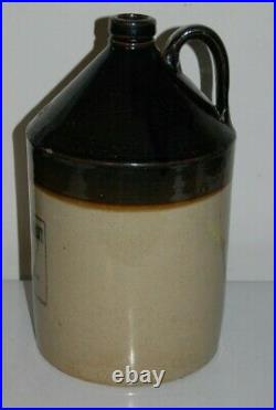 STRONG COBB CLEVELAND OHIO Two Gallon Stoneware Whiskey Advertising Jug OH