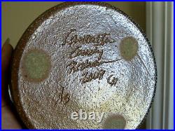 Salt Glaze Stoneware Pottery Lancaster County Stoneware Butter Churn w FISH