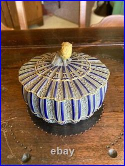 Samuel Hollins 18th Century Stoneware Sugar Bowl And Cover