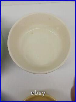 Set of 4 RRP Co Robinson Ransbottom Pottery Roseville, OH Mixing Bowl Set NICE