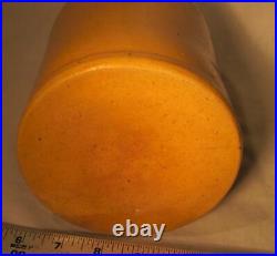Signed John Bell Waynesboro Yellow Wax Sealler With Lid Pottery Stoneware L@@K