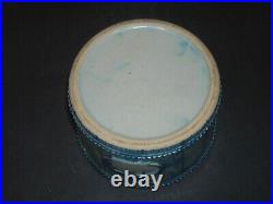 Small Blue & Grey Whites Utica Ice Bucket Stoneware