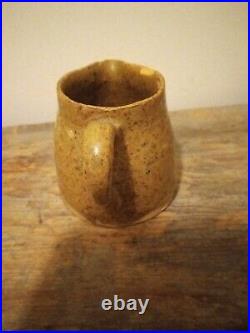 Small Miniature Redware Creamer Pitcher Stoneware Antiques Primitives