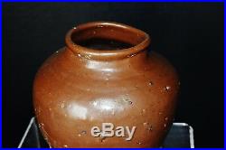 Song Sung dynasty Chinese stoneware pottery brown glaze jar