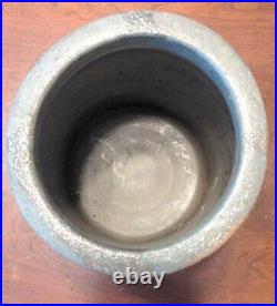 Stoneware Crock Blue Decorated American Salt Glaze 19th C Virginia