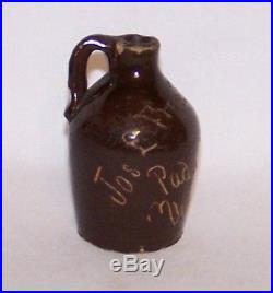 Stoneware Miniature Sample Vinegar Jug'Jos L Friedman', Paducah, Ky. Vinegars