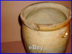 Texas Stoneware Jug Crock Churn Rhonesboro Pottery Tex. Tx. Marked