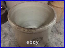 The Buckeye Pottery Co Macomb 10 Gallon Stag Crock, Stoneware Illinois