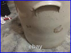 The Buckeye Pottery Co Macomb 10 Gallon Stag Crock, Stoneware Illinois