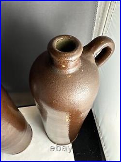 Three Pottery Stoneware 1800S Farmhouse Primitive