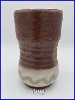 Toshiko Takaezu (1922-2011) MCM Glazed Stoneware Vase