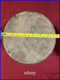 Upton Stuckey Cobalt 9 1/4Decorated Stoneware Jar with Lid Martin County INDIANA