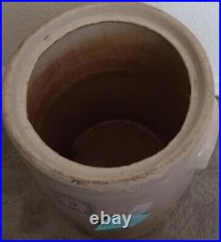 Very Rare 3 gallon Vintage Stoneware Crock Macomb Pottery Co Macomb IL