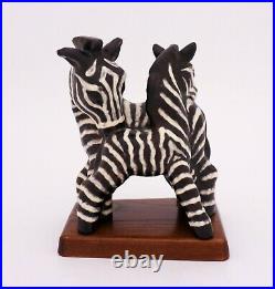 Vicke Lindstrand Ceramics Sculpture Zebras
