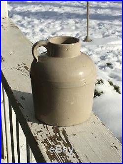 Vintage Redwing Pottery Fruit Jug Stoneware Jar 1 Qt Wide Mouth Free Ship USA