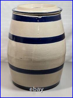 Vintage Stoneware Pottery Water Dispenser 2 Gallon Robinson Ransbottom Collector