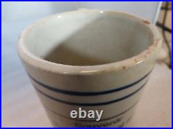 Vintage antique Red Wing pottery jug company Advertising mug St. Paul, Minnesota