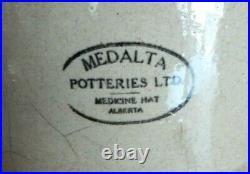 Vtg Medalta Potteries Ltd Imperial 3 Gallon Crock Medicine Hat, Alberta Canada