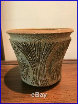 Vtg Mid Century Earthgender Robert Maxwell Cressey Stoneware Planter Pottery