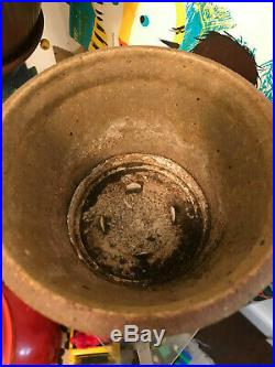 Vtg Mid Century Earthgender Robert Maxwell Cressey Stoneware Planter Pottery