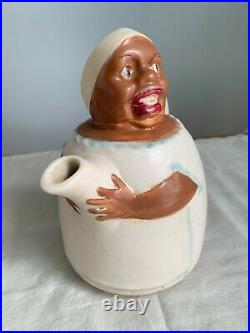 Weller Mammy Line Pitcher Art Pottery Stoneware Antique Vintage Figurine