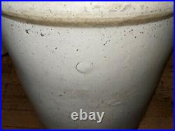 Western Stoneware 10 Gallon Stoneware Pottery Crock Salt Glazed, Ferment, Decor