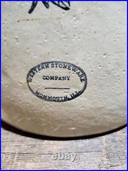 Western Stoneware Company Pottery 6 gallon 14 Tall Crock Leaf