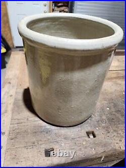 Western Stoneware Company Pottery 6 gallon 14 Tall Crock Leaf