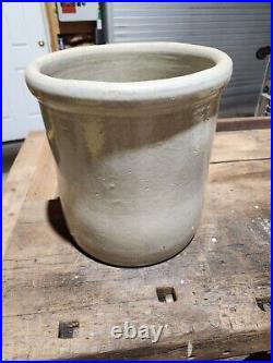 Western Stoneware Company Pottery 6 gallon 14 Tall Crock Leaf