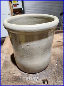 Western Stoneware Company Pottery 6 gallon 14 Tall Crock Leaf