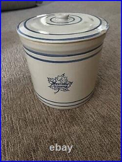 Western Stoneware Water Crock 4 Gallon Withlid