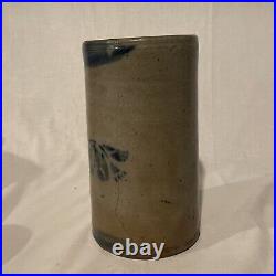 Western pennsylvania Stovepipe Stoneware Crock