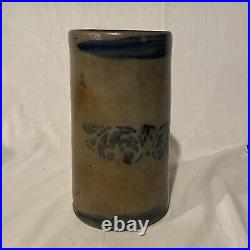 Western pennsylvania Stovepipe Stoneware Crock