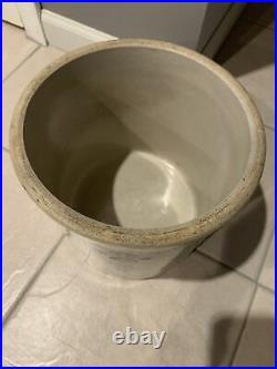 White Hall SP& S Co Two 2 Gallon Vintage Stoneware Pottery Crock